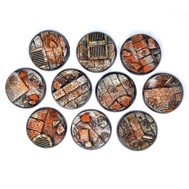 Picture of &quot;City Rubble&quot; 25mm Round Gaming Bases (10)