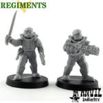 Picture of Regiments Custom Command Squad  (5 Male Figures)