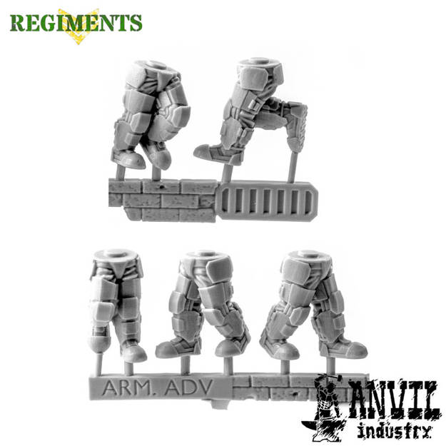 Picture of Male Armoured Legs - Advancing (5)