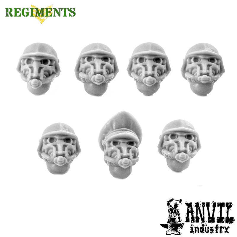 Iron Corps Helmets with Gasmasks