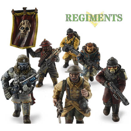 Picture of Regiments Custom Infantry/Veteran Squad  (10 Male Figures)