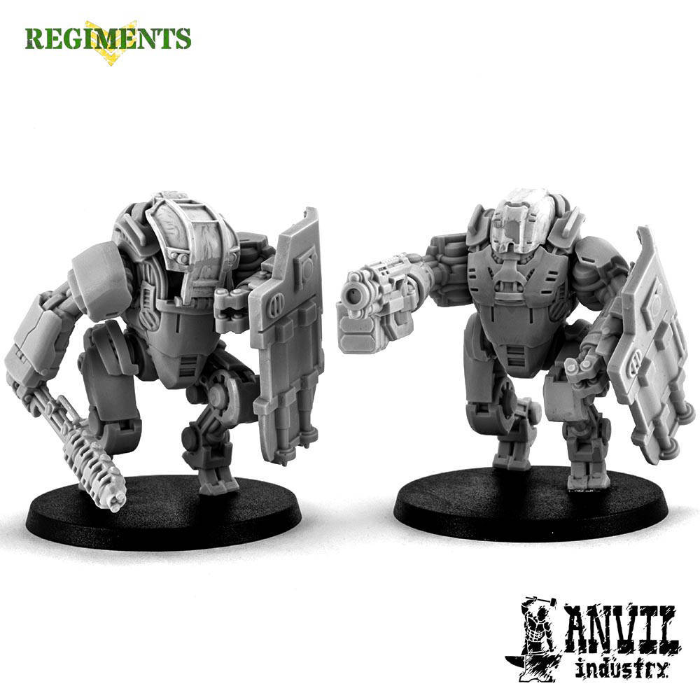 Ogre Mech Suit Melee Loadout 28mm Heroic Sci Fi Miniatures Wargaming Bits Anvil Industry 7955