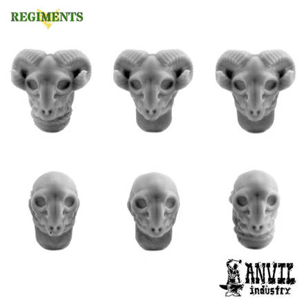 Picture of Animal Skull Cultist Heads (6)
