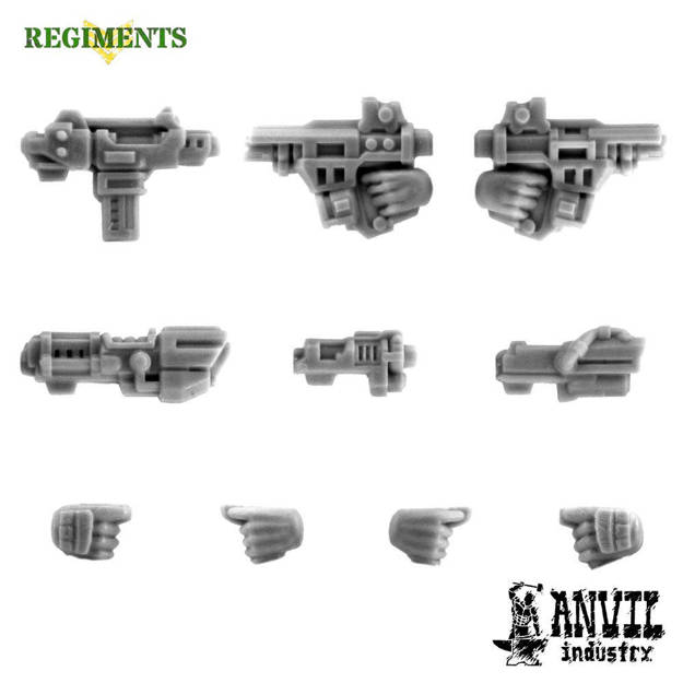 Picture of Sci-Fi Pistols (6 + hands)