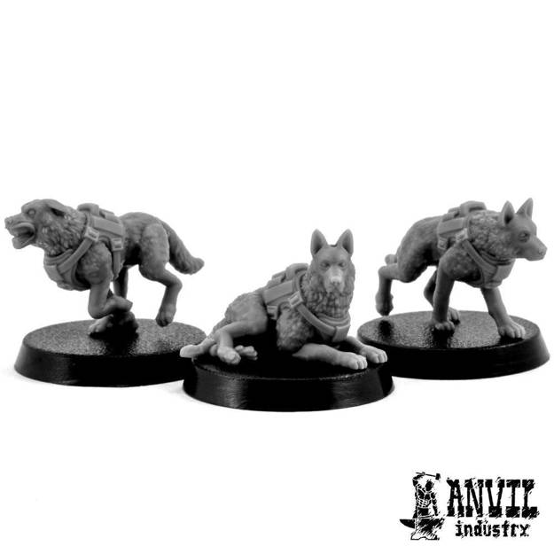 Picture of Attack Dogs (3 Miniatures)