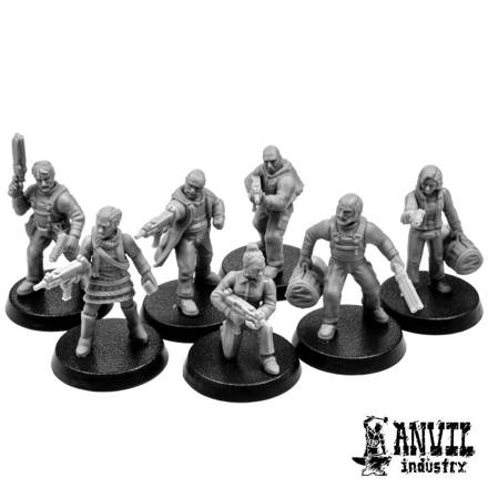 Picture of The Heist Bank Robbers (7 miniatures)
