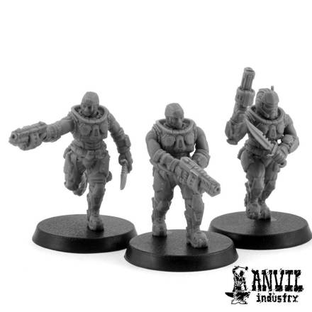 Picture of Slim Build / Female Exo-Lord Coalition Marine Assault Squad (3)