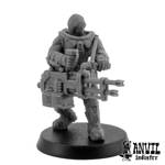 Picture of [3D Printed] Slim Build / Female Exo-Lord Coalition Marine Heavy Gunner