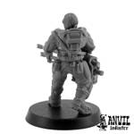 Picture of [3D Printed] Slim Build / Female Exo-Lord Coalition Marine Heavy Gunner