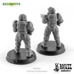 Picture of Corporate Security Squad - Male (5 miniatures)