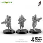 Picture of Burning Rose Infantry Squad - Advancing Poses (5 miniatures)