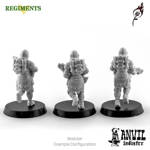 Picture of Burning Rose Infantry Squad - Advancing Poses (5 miniatures)