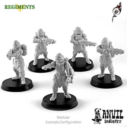 Picture of Burning Rose Infantry Squad - Static Poses (5 miniatures)