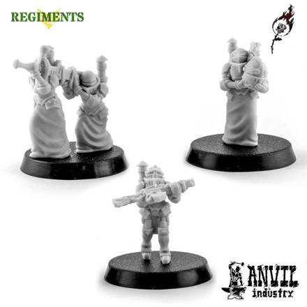 Picture of Squire Automata  (3 Miniatures) - Daughters of the Burning Rose