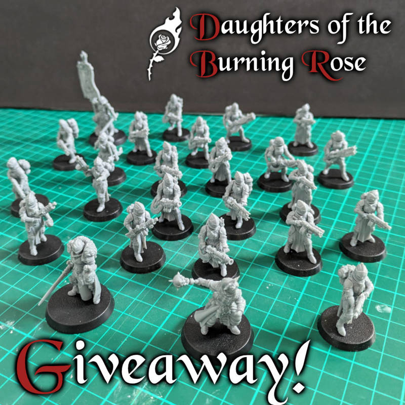 Giveaway!! Daughters of the Burning Rose Elite Infantry and Heavy Weapons