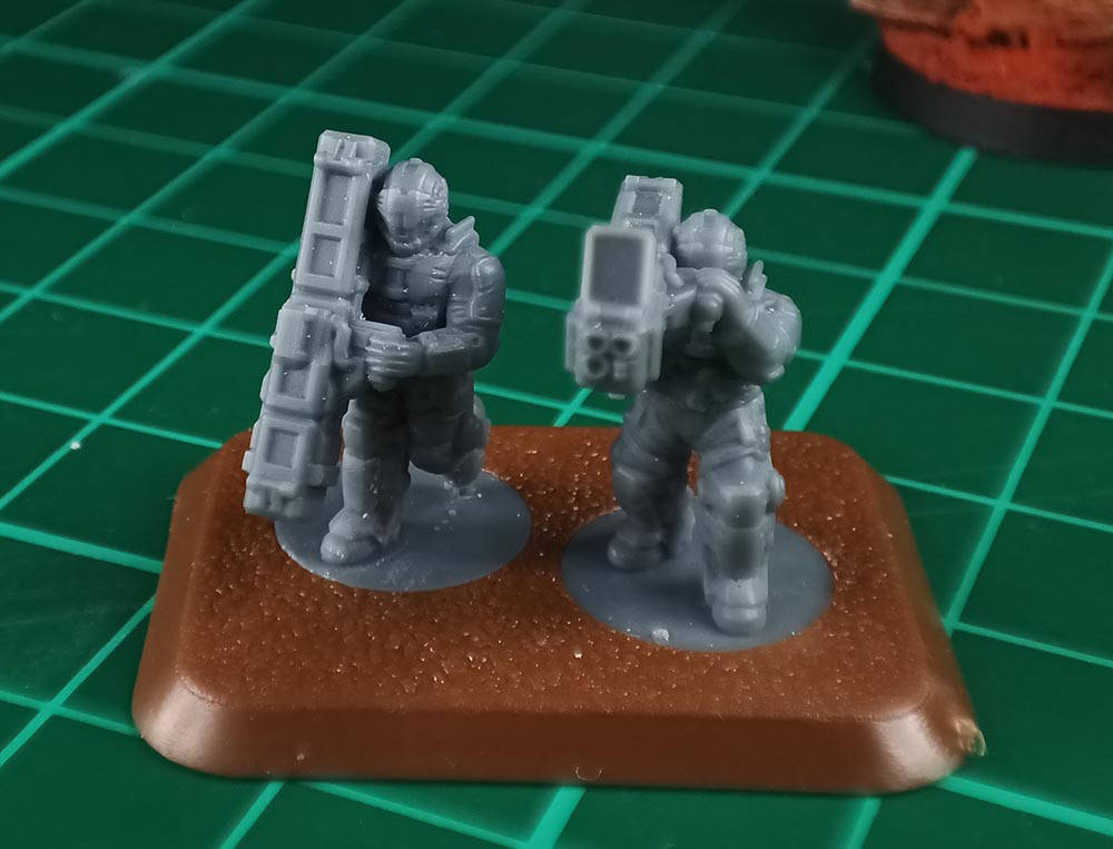 15mm Scale Drop Trooper Miniatures