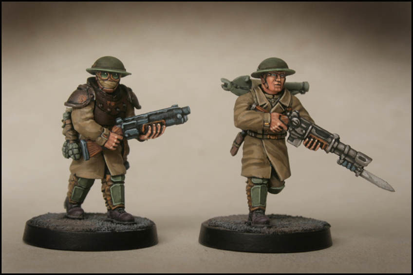 We're blown away by these WW1 Tommies assembled and painted up by Char...