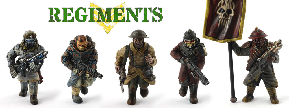 Regiments 28mm Human Infantry